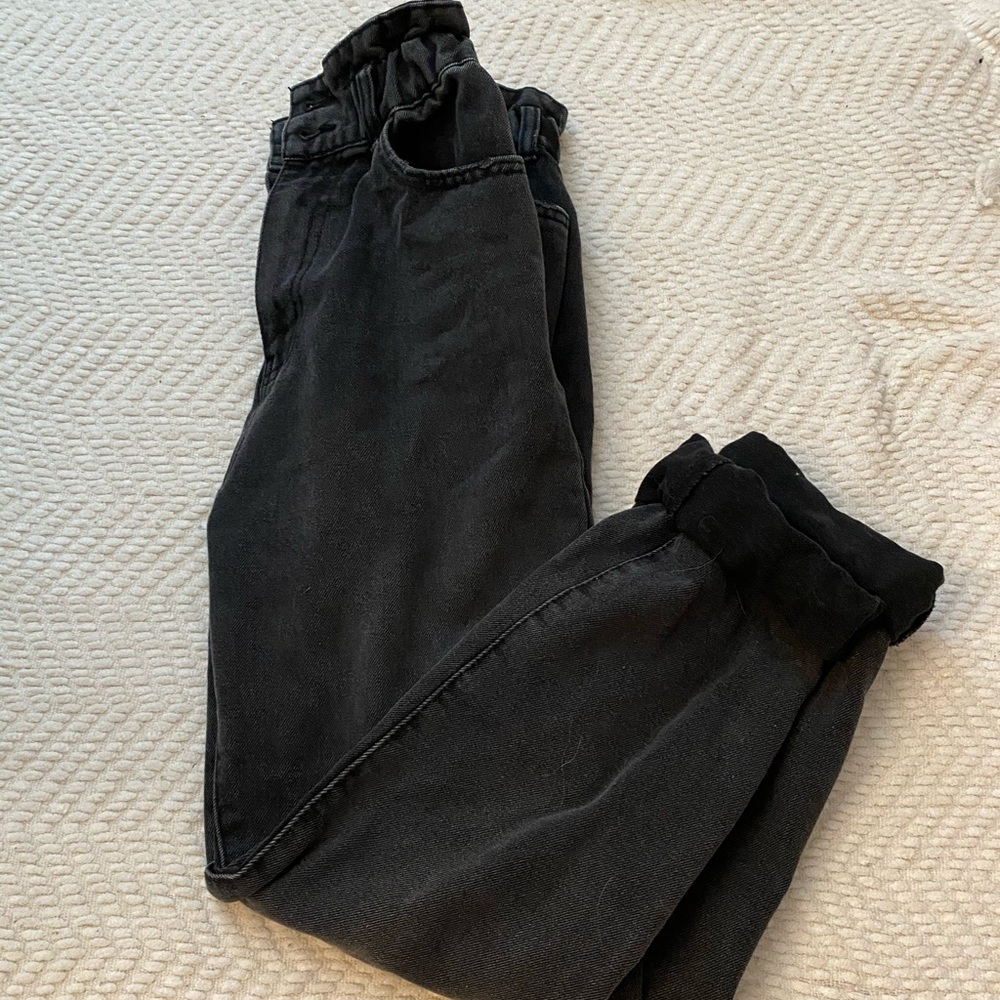 Paperbag Waist Mom Jeans